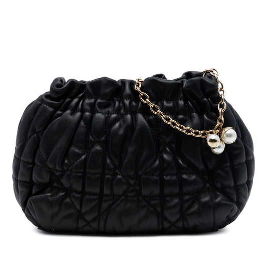 Dior Mini Lambskin Cannage Gaufre Delices Bag