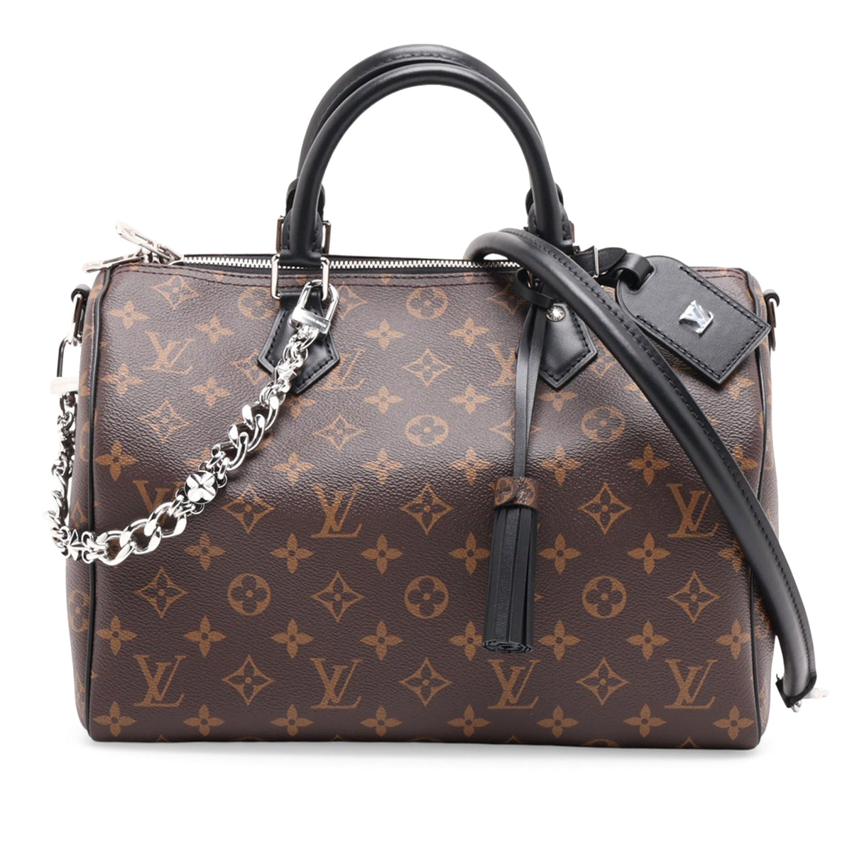 Louis Vuitton Monogram Speedy Soft 30 Dark — Brown
