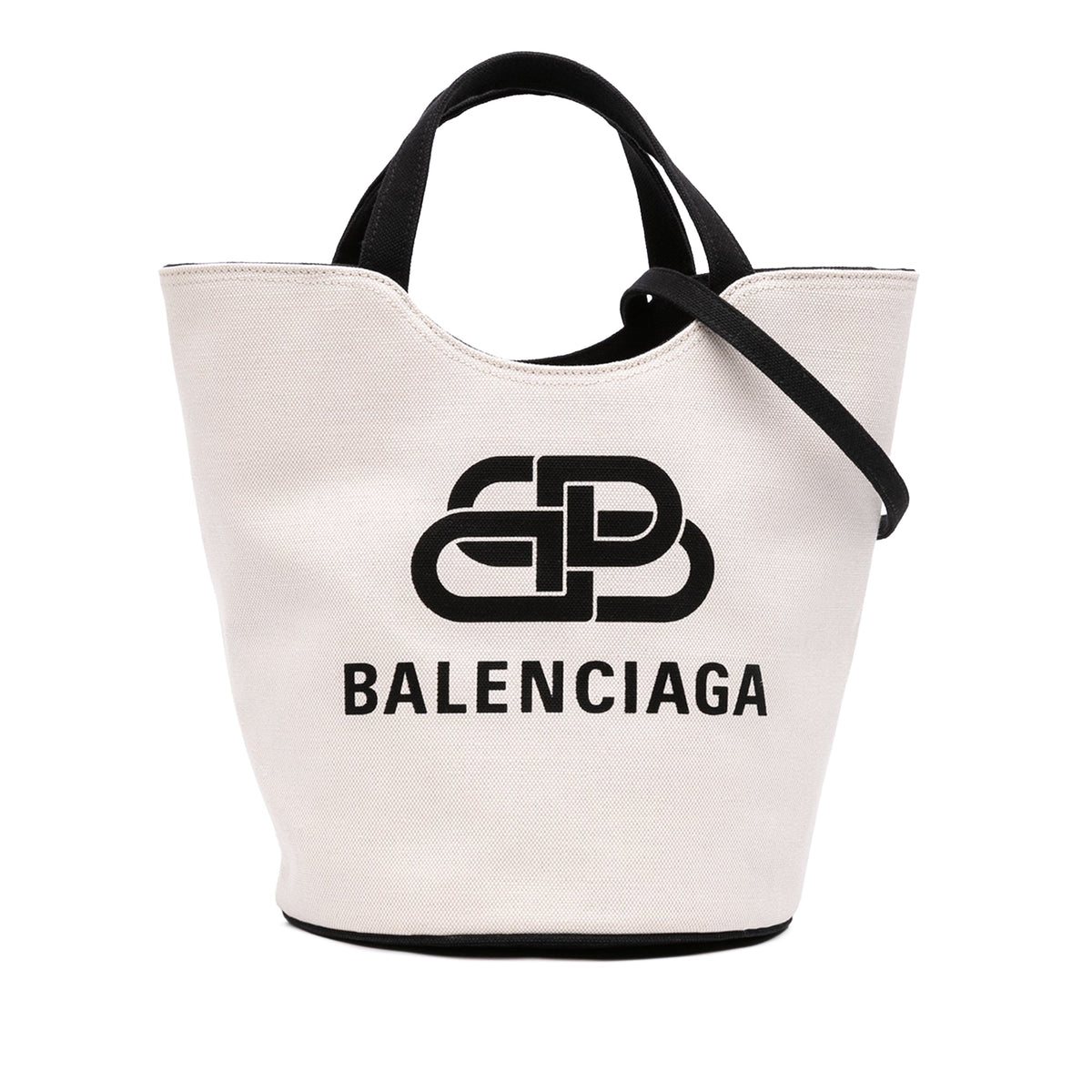 Balenciaga Canvas Wave Bucket Bag M