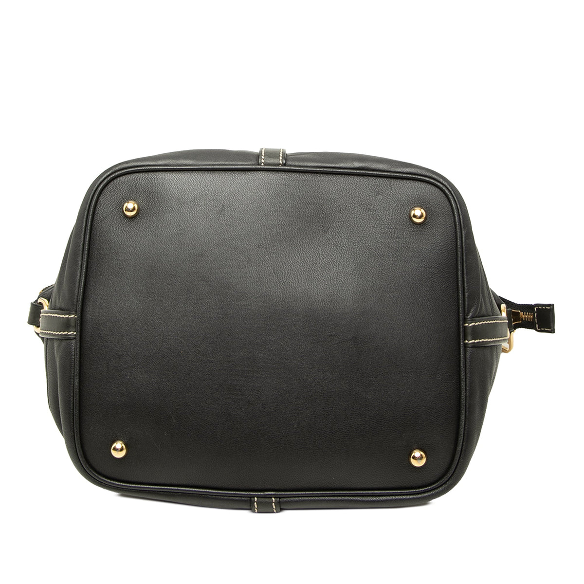 LOEWE Leather Convertible Tote — Black