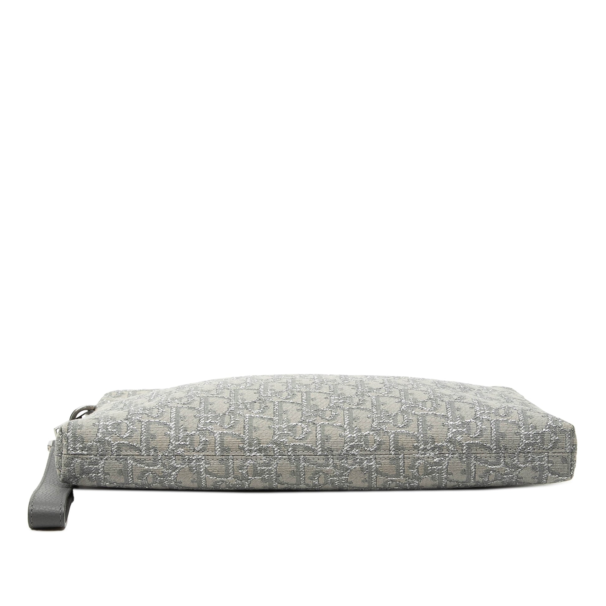 Dior Oblique Canvas A4 Zipped Pouch