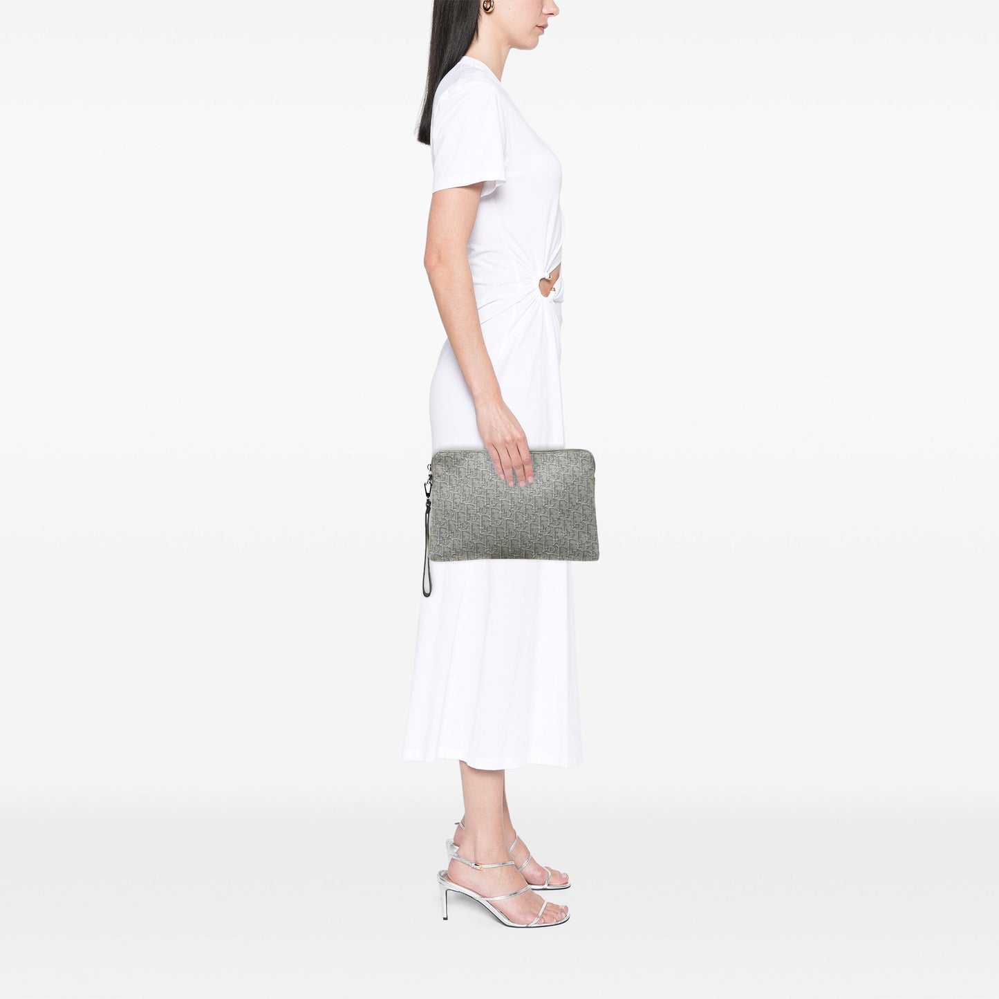 Dior Oblique Canvas A4 Zipped Pouch