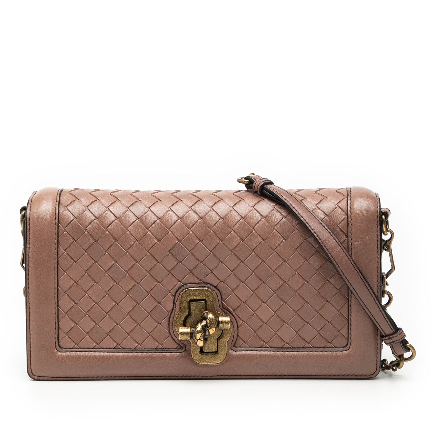Bottega Veneta Nappa Intrecciato Olimpia Knot Crossbody
