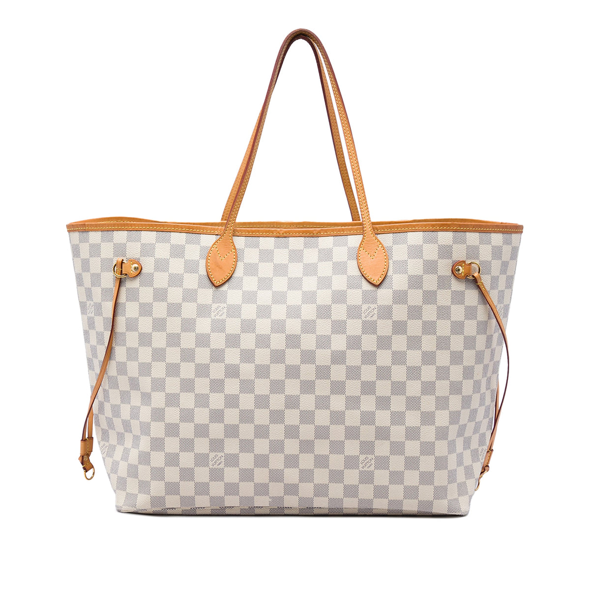 Louis Vuitton Damier Azur Neverfull GM — White