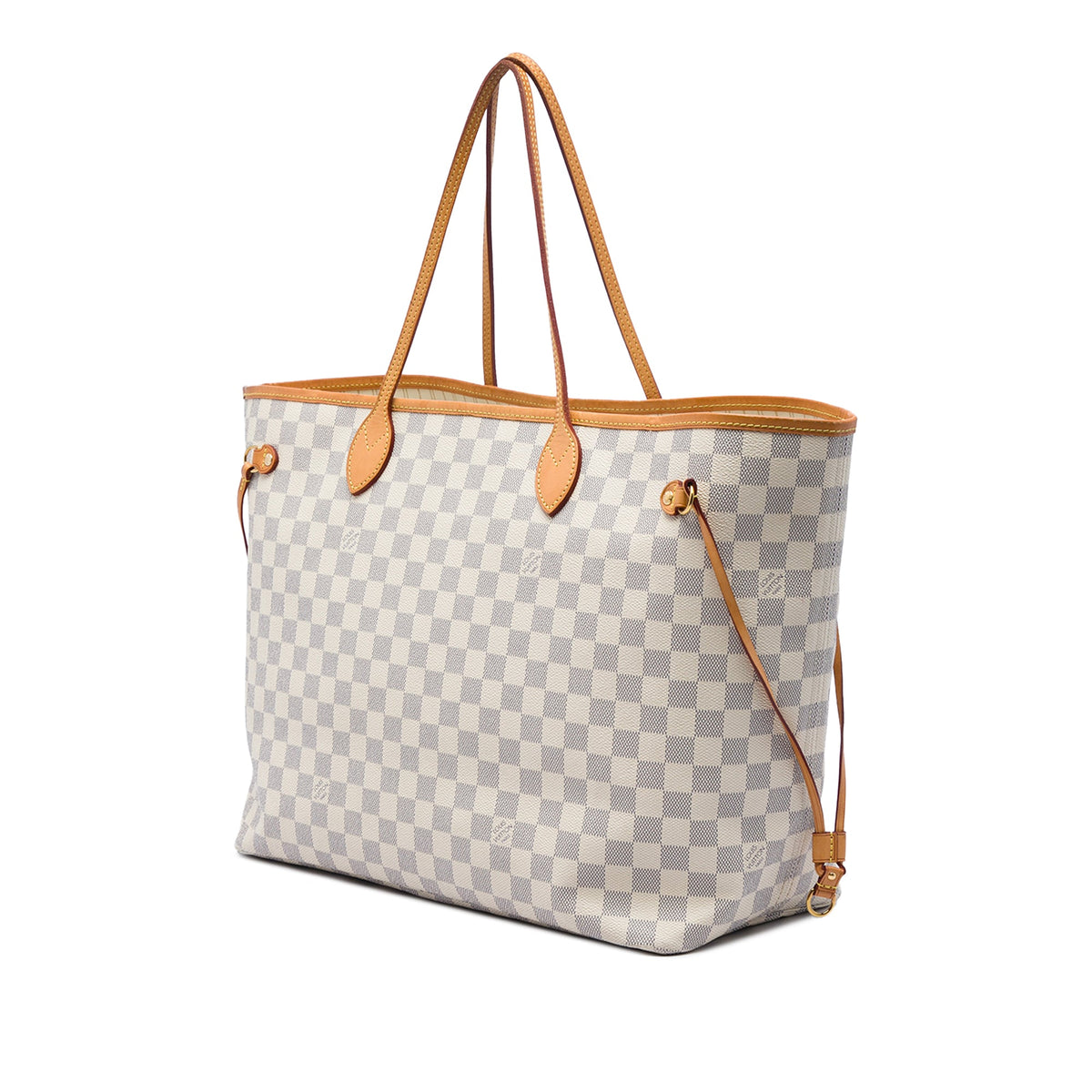 Louis Vuitton Damier Azur Neverfull GM — White