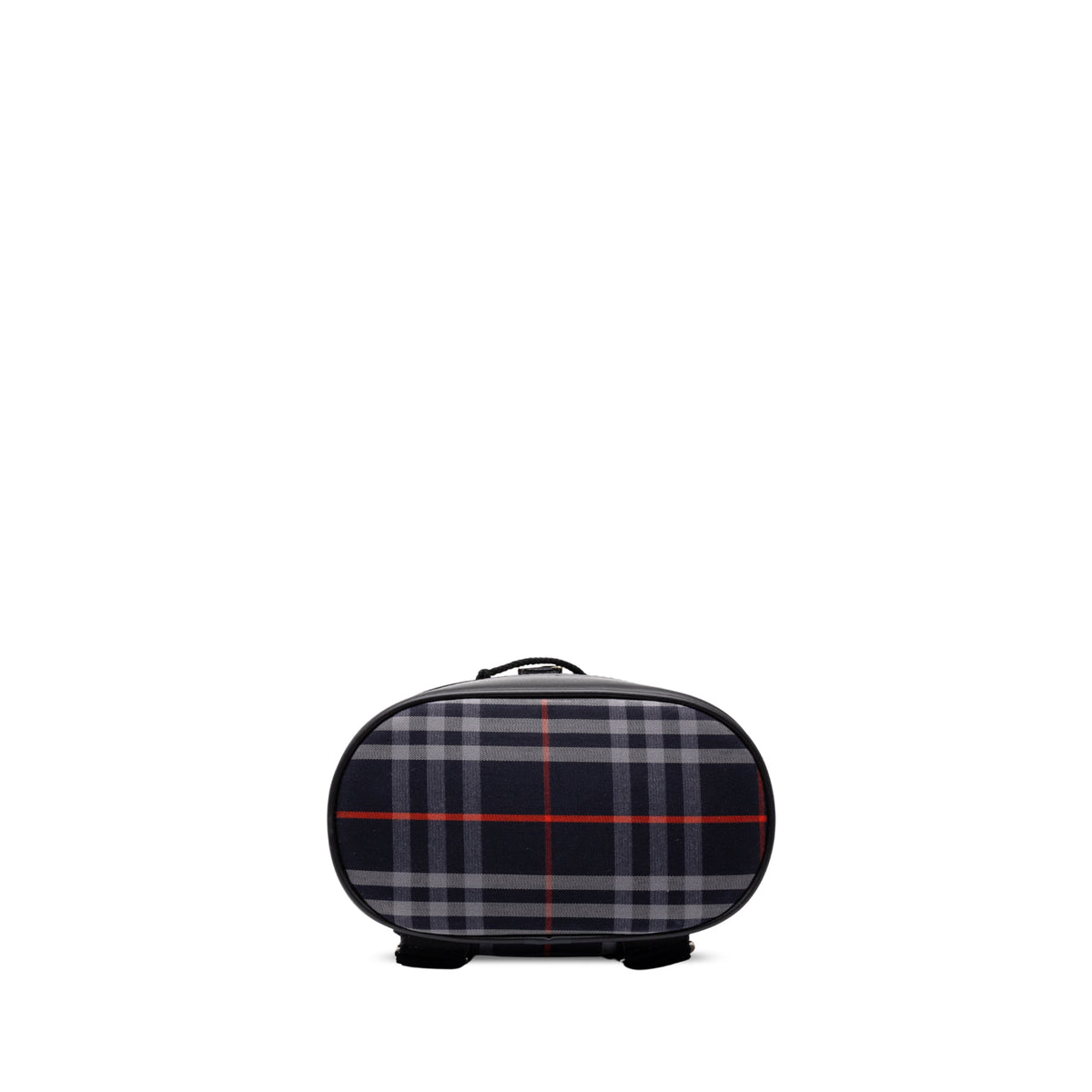 Burberry House Check Canvas Backpack — Blue