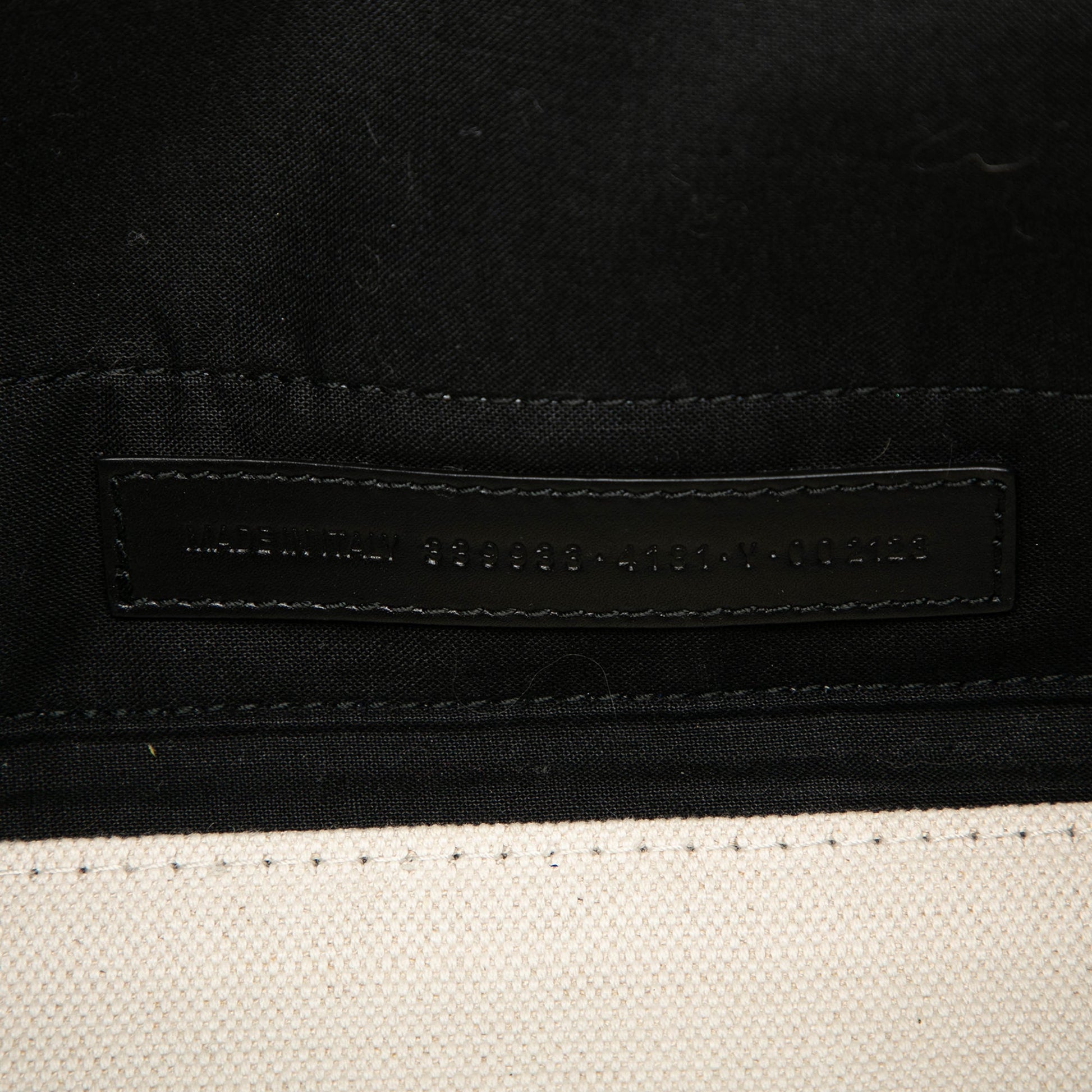 Balenciaga Canvas Navy Cabas S Tote