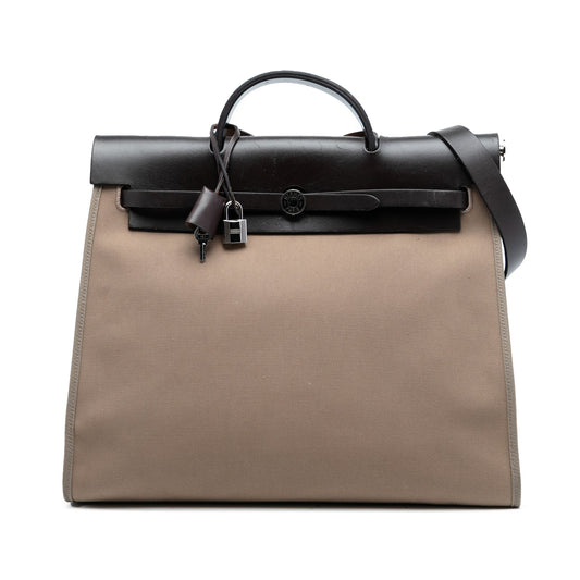 Hermès Toile Herbag Zip 39