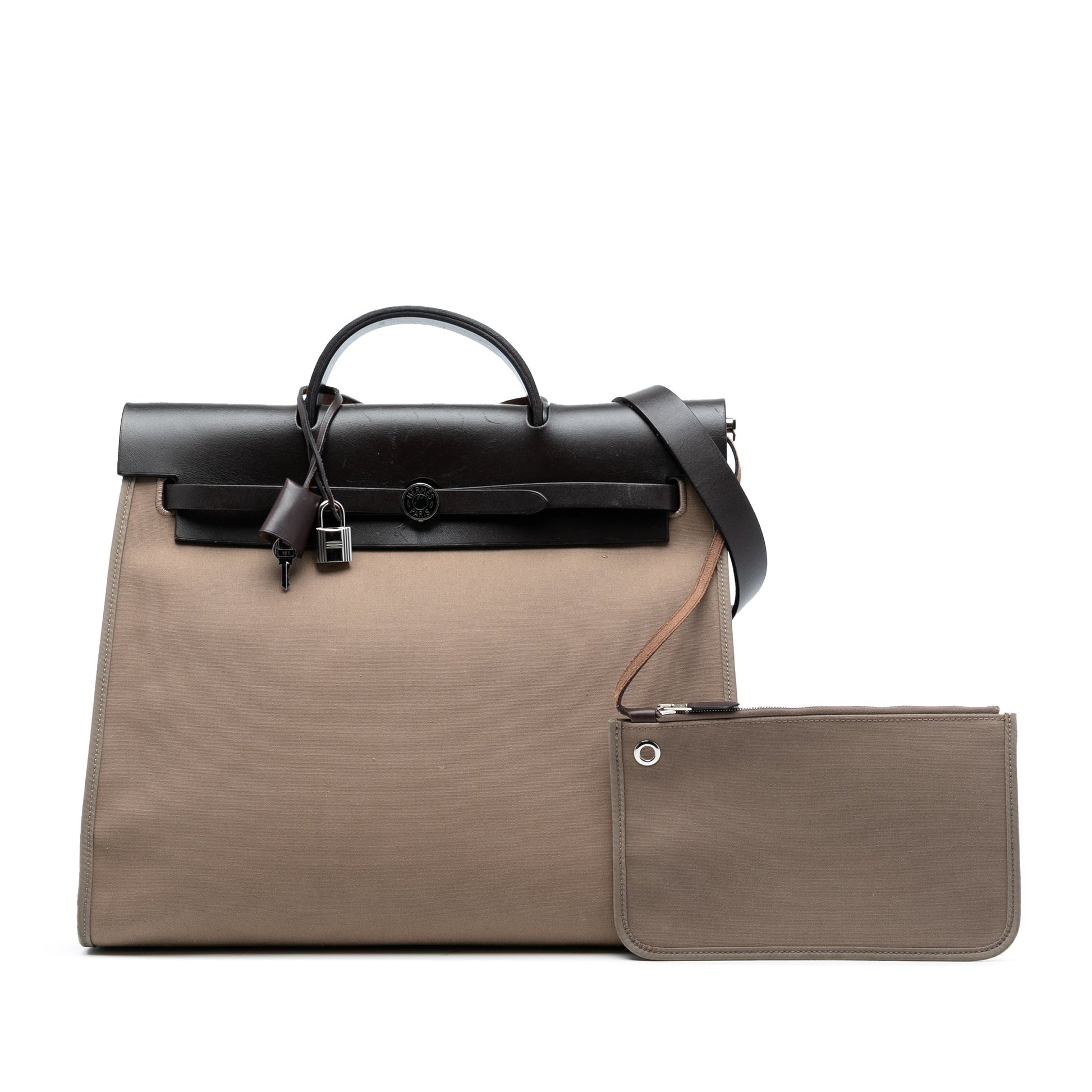 Hermès Toile Herbag Zip 39