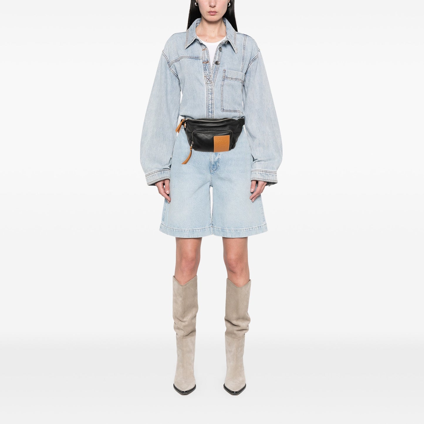 LOEWE Nappa Anagram Puffy Belt Bag