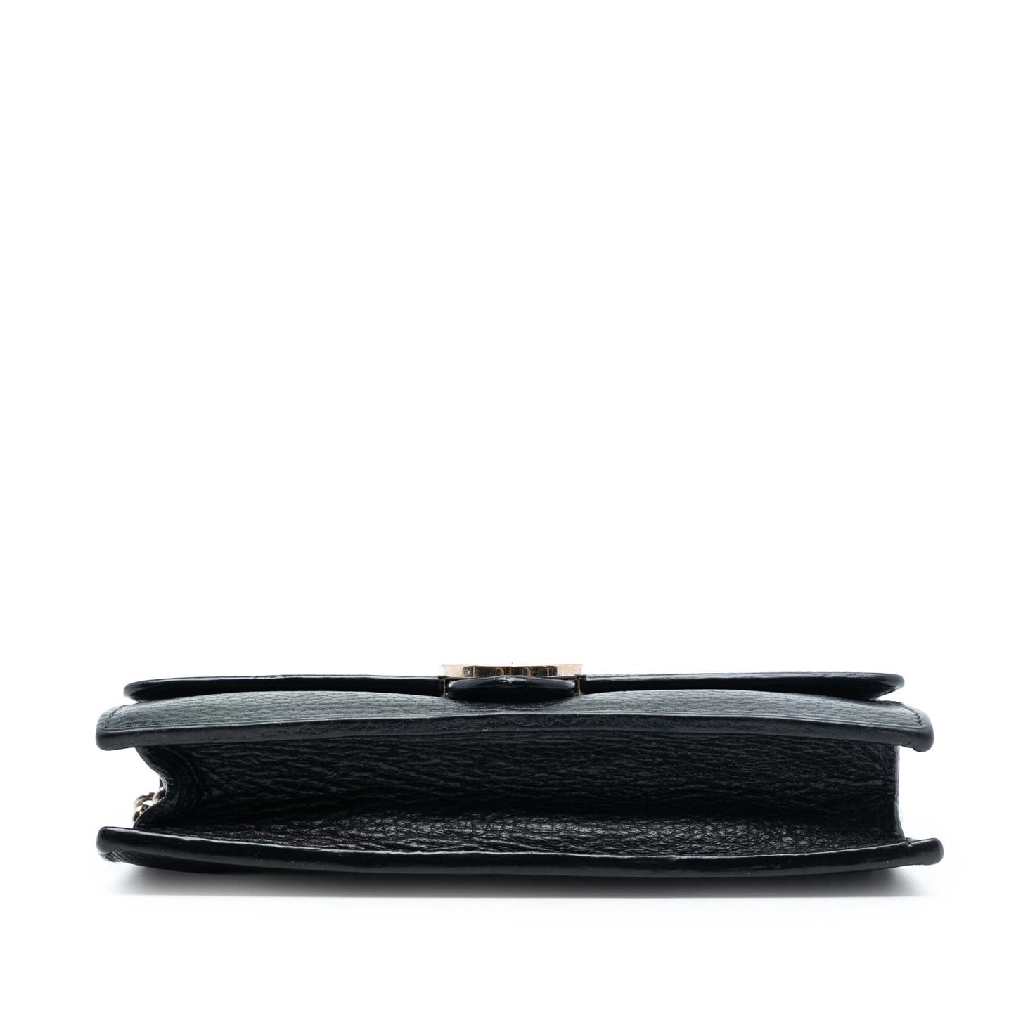 Gucci Leather Interlocking G Dollar Wallet on Chain