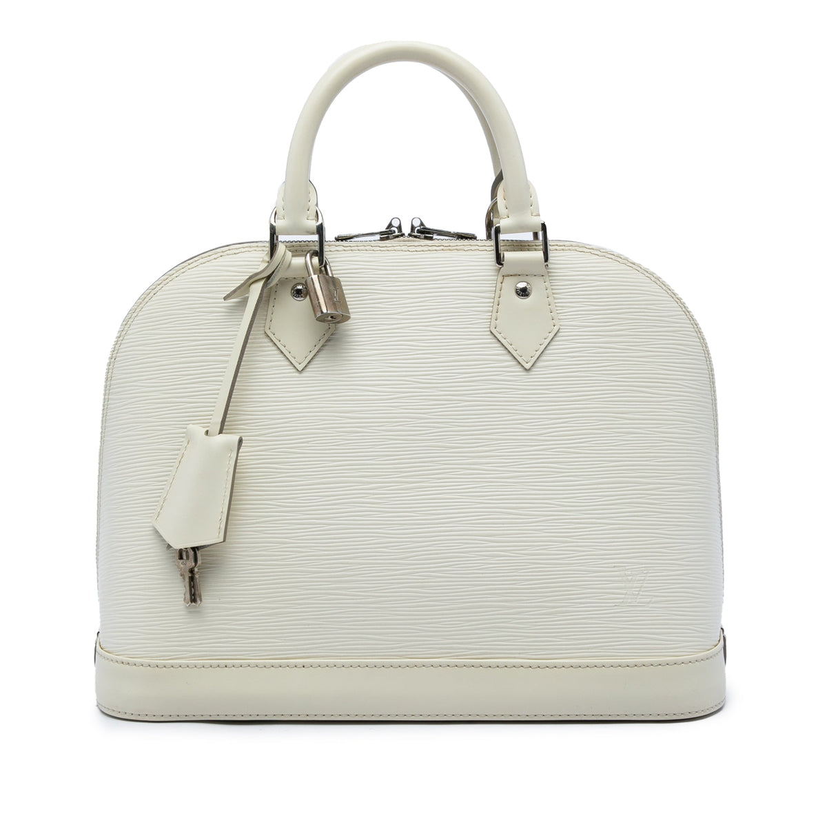 Louis Vuitton Epi Alma PM — White