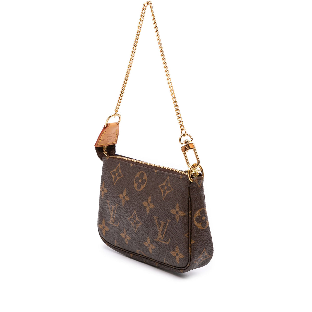 Louis Vuitton Monogram Mini Pochette Accessoires — Brown