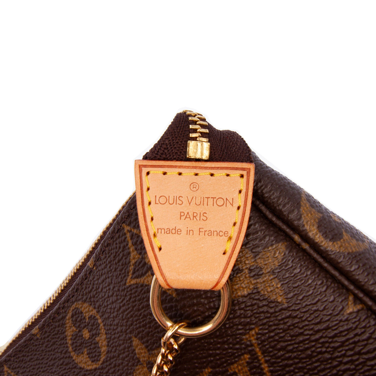 Louis Vuitton Monogram Mini Pochette Accessoires — Brown