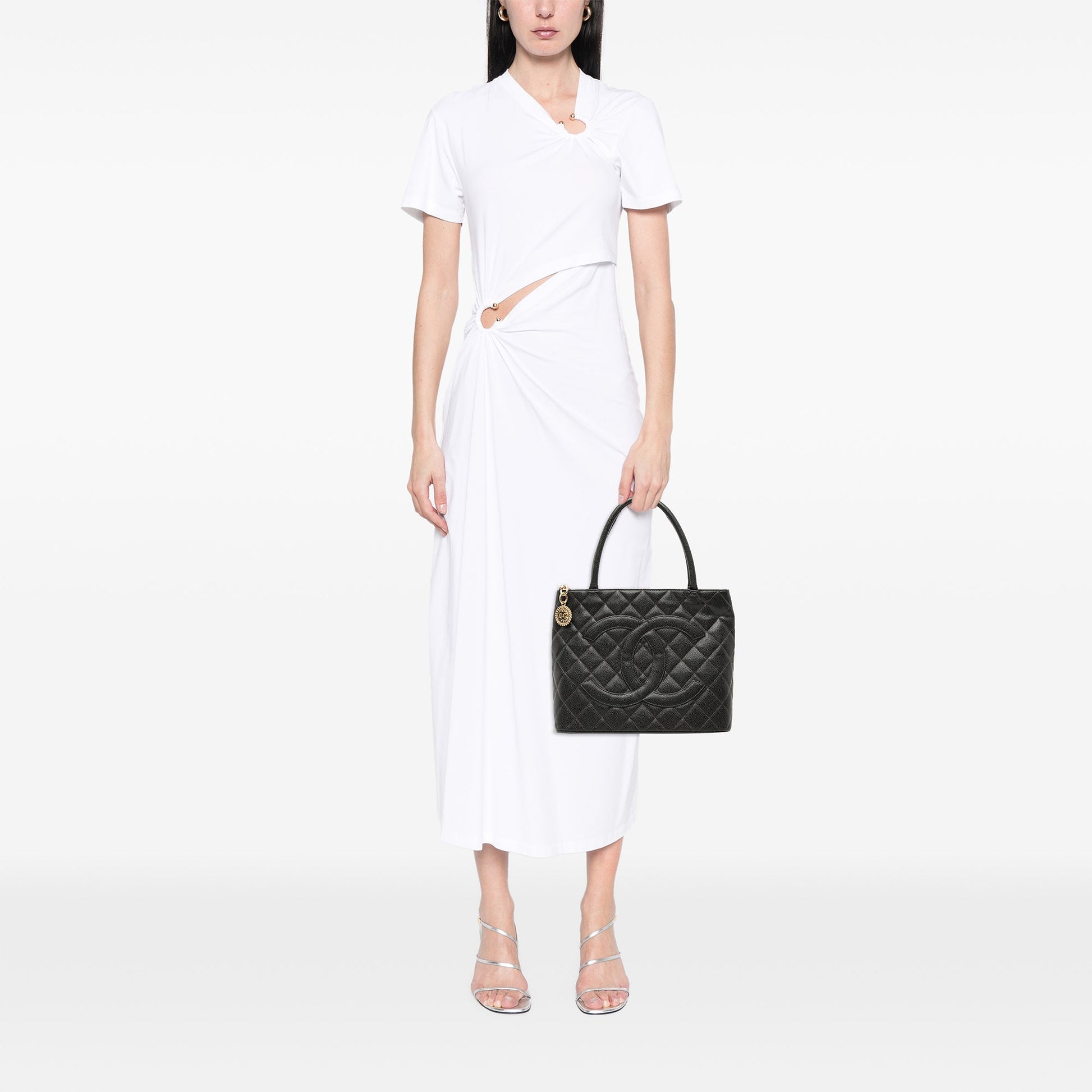 Chanel Caviar Medallion Tote