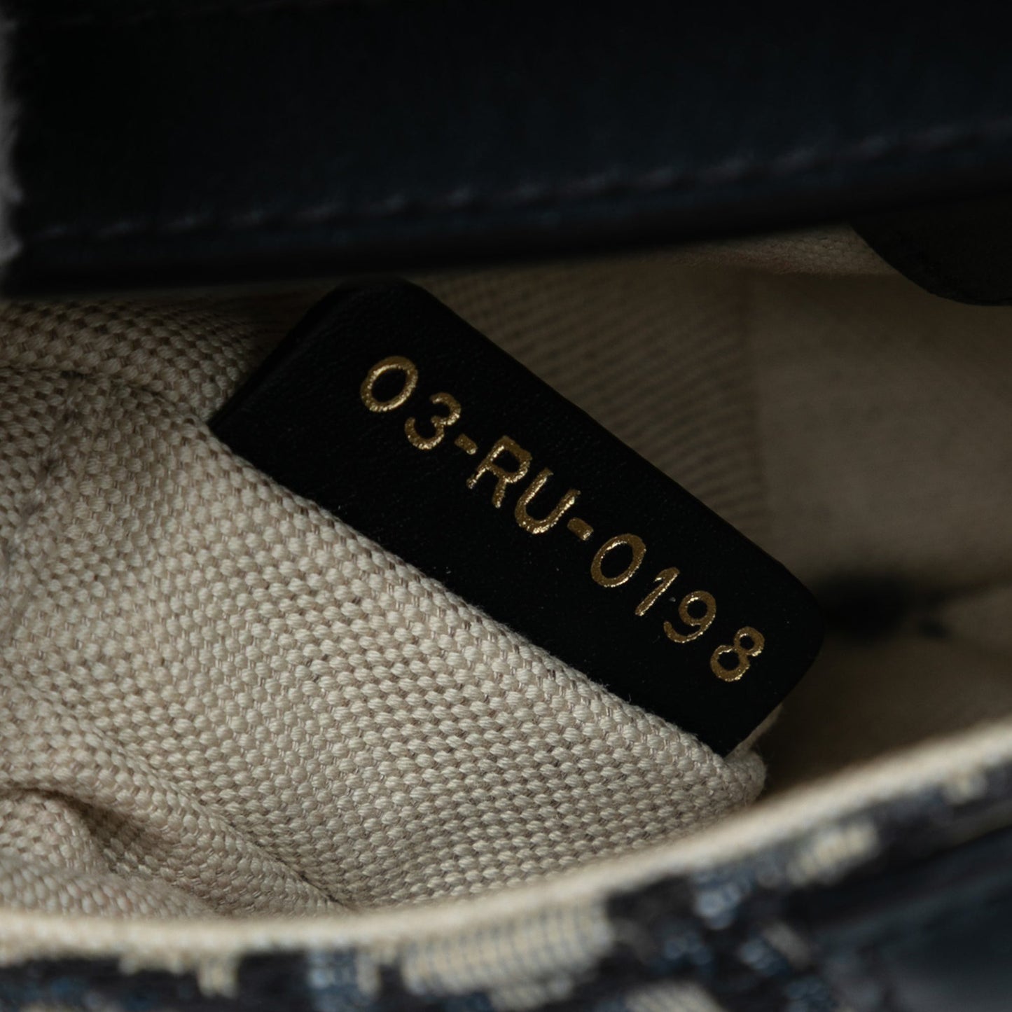 Dior Mini Oblique Canvas Saddle Bag