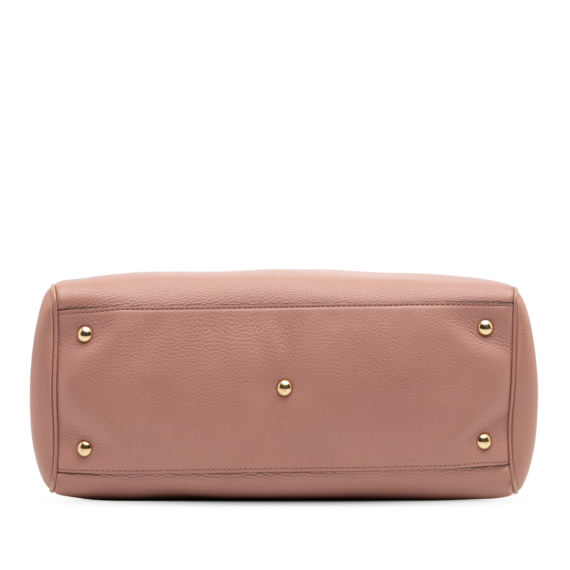 Gucci Medium Calfskin Bamboo Shopper Satchel