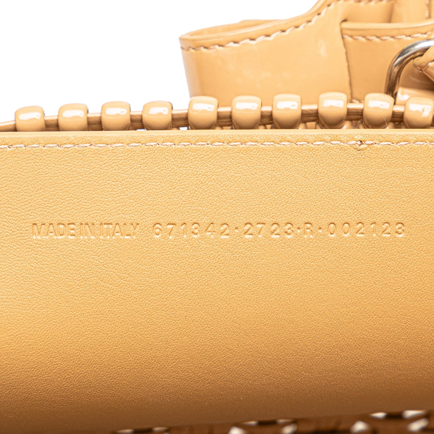 Balenciaga Faux Leather Bistro Panier XS