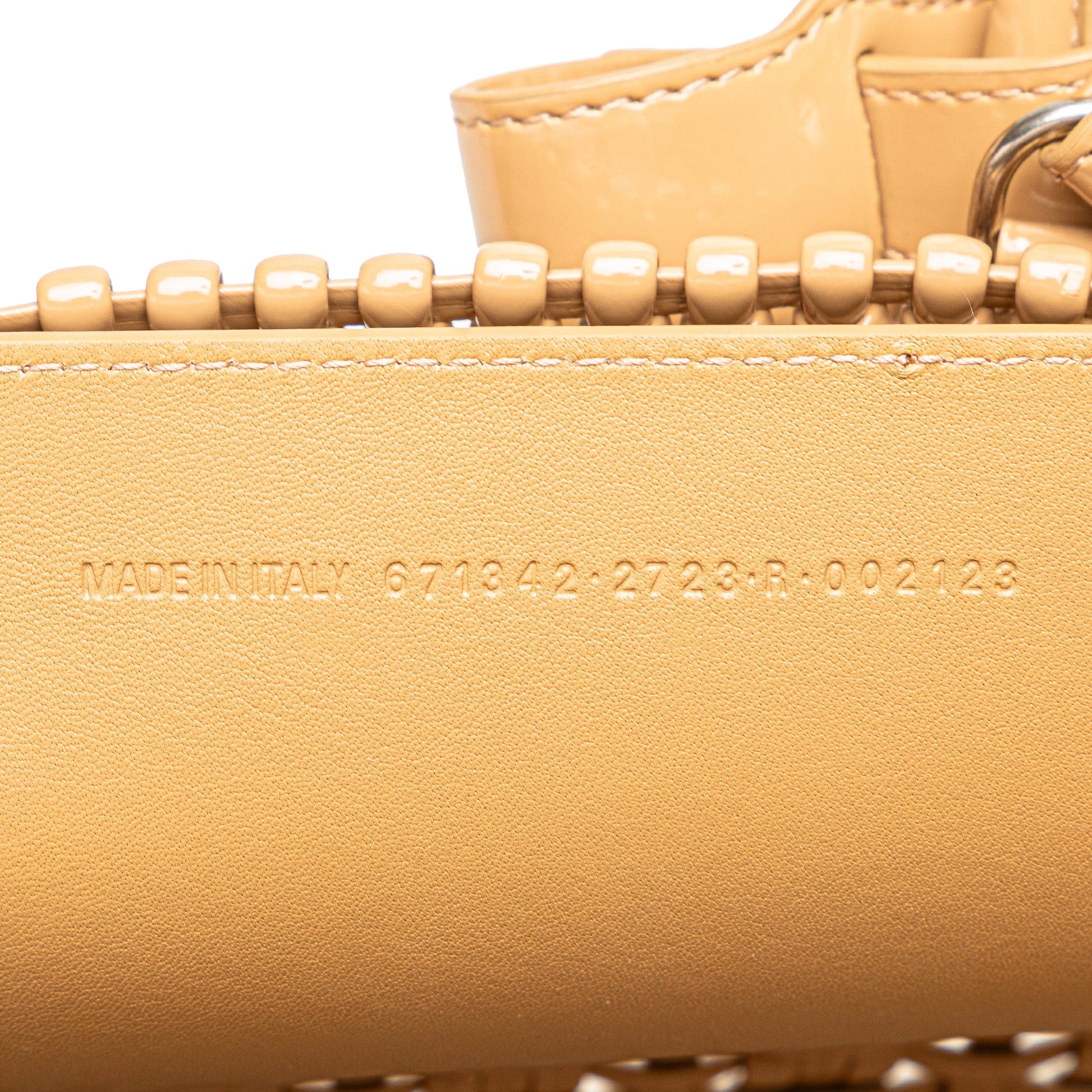 Balenciaga Faux Leather Bistro Panier XS