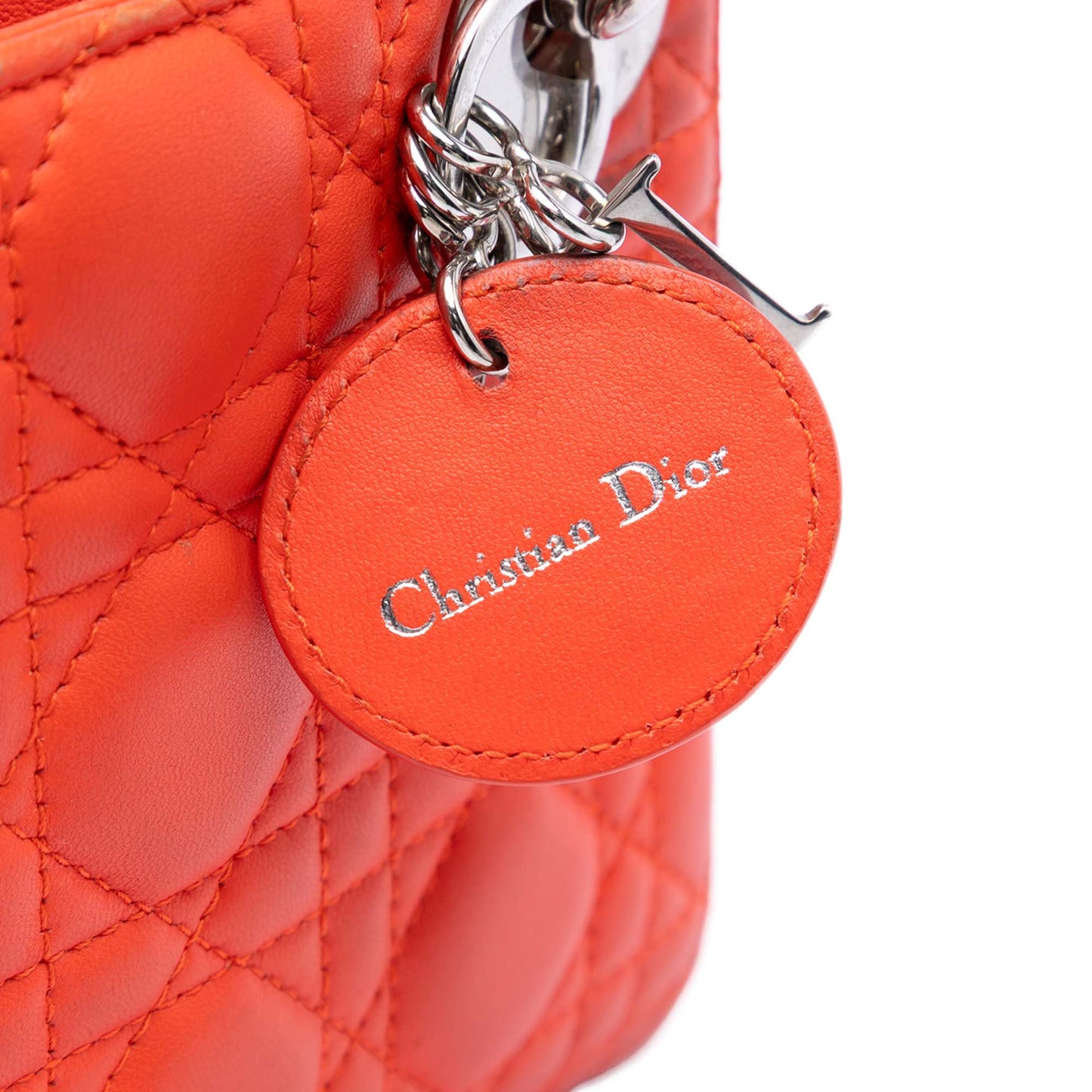 Dior Mini Lambskin Cannage Lady Dior