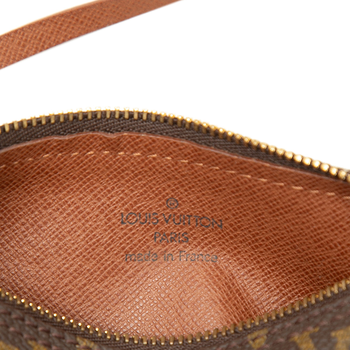 Louis Vuitton Monogram Papillon Pochette — Brown