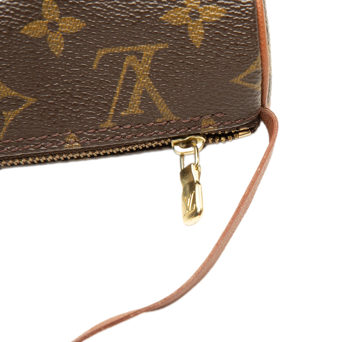 Louis Vuitton Monogram Papillon Pochette — Brown