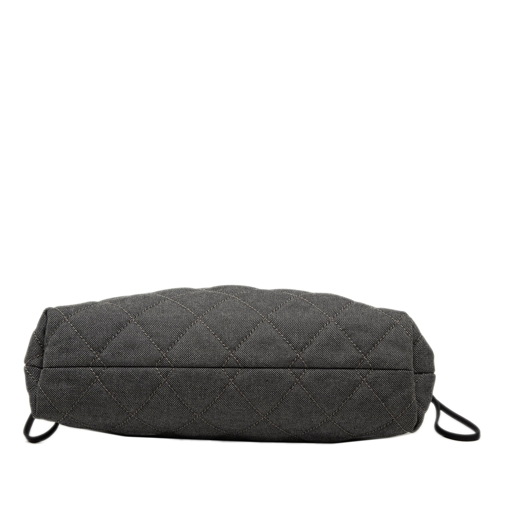 Chanel CC Quilted Denim Bonbon Tote