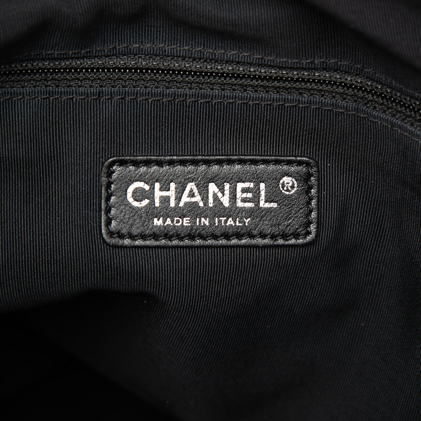Chanel CC Quilted Denim Bonbon Tote