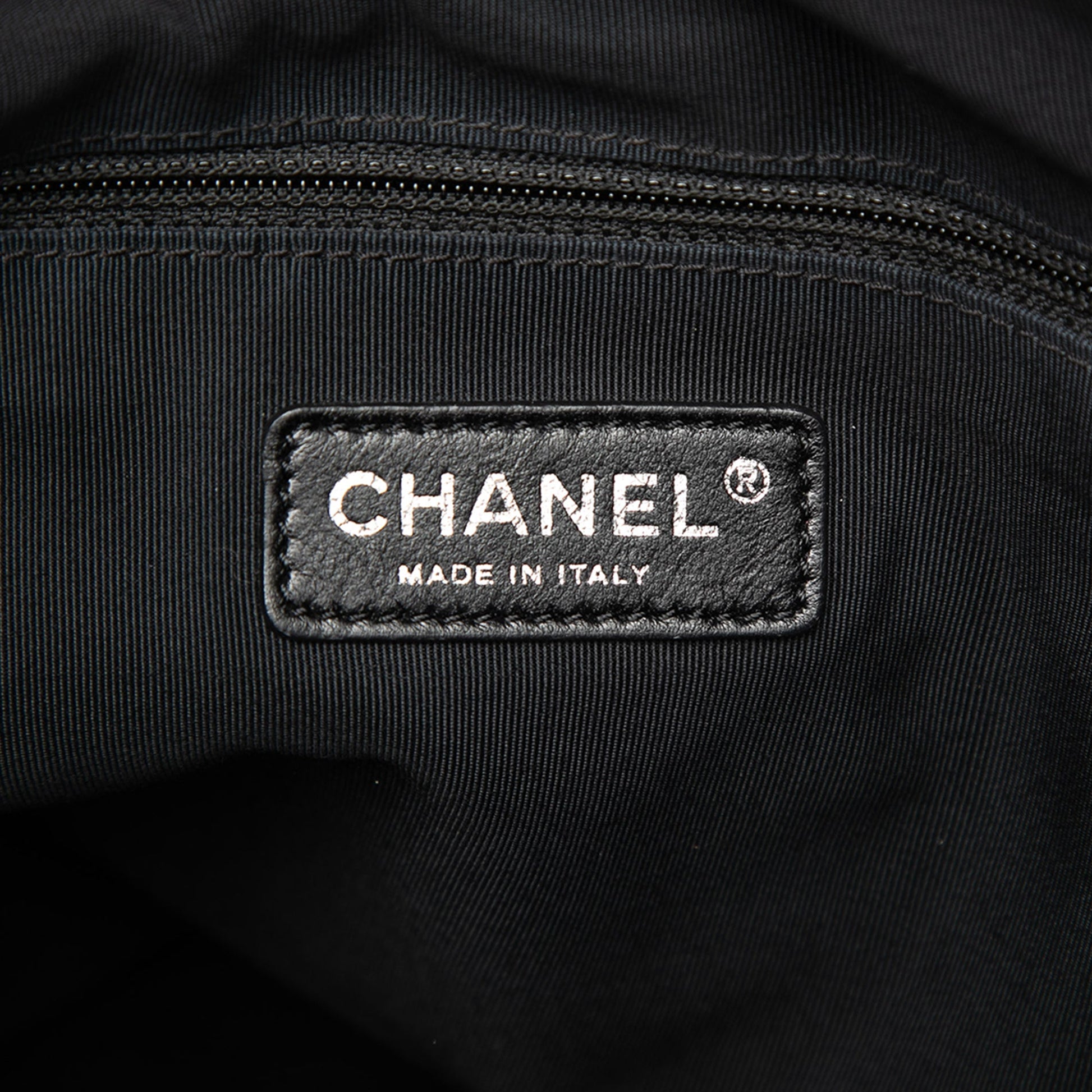 Chanel CC Quilted Denim Bonbon Tote