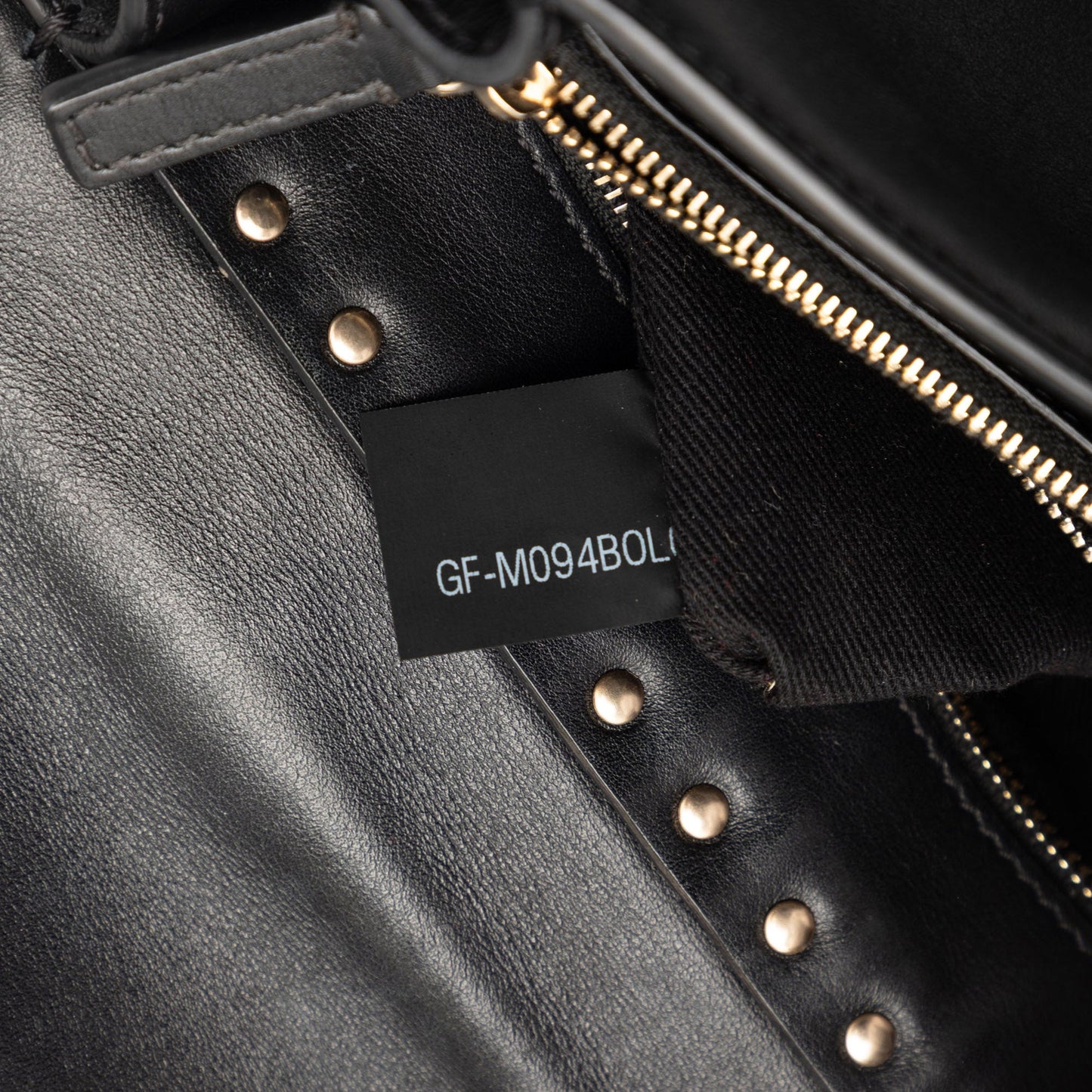 Small Leather Rockstud Single Handle Flap