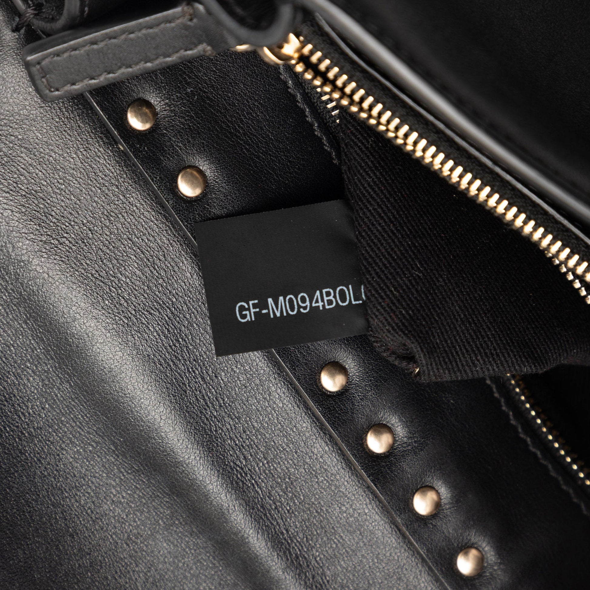Small Leather Rockstud Single Handle Flap