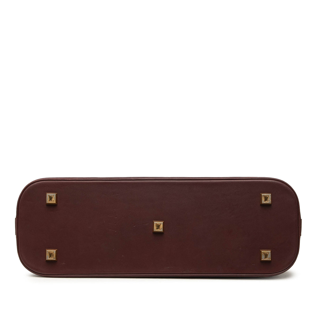 Louis Vuitton Monogram Mini Lin Alma Horizontal — Red