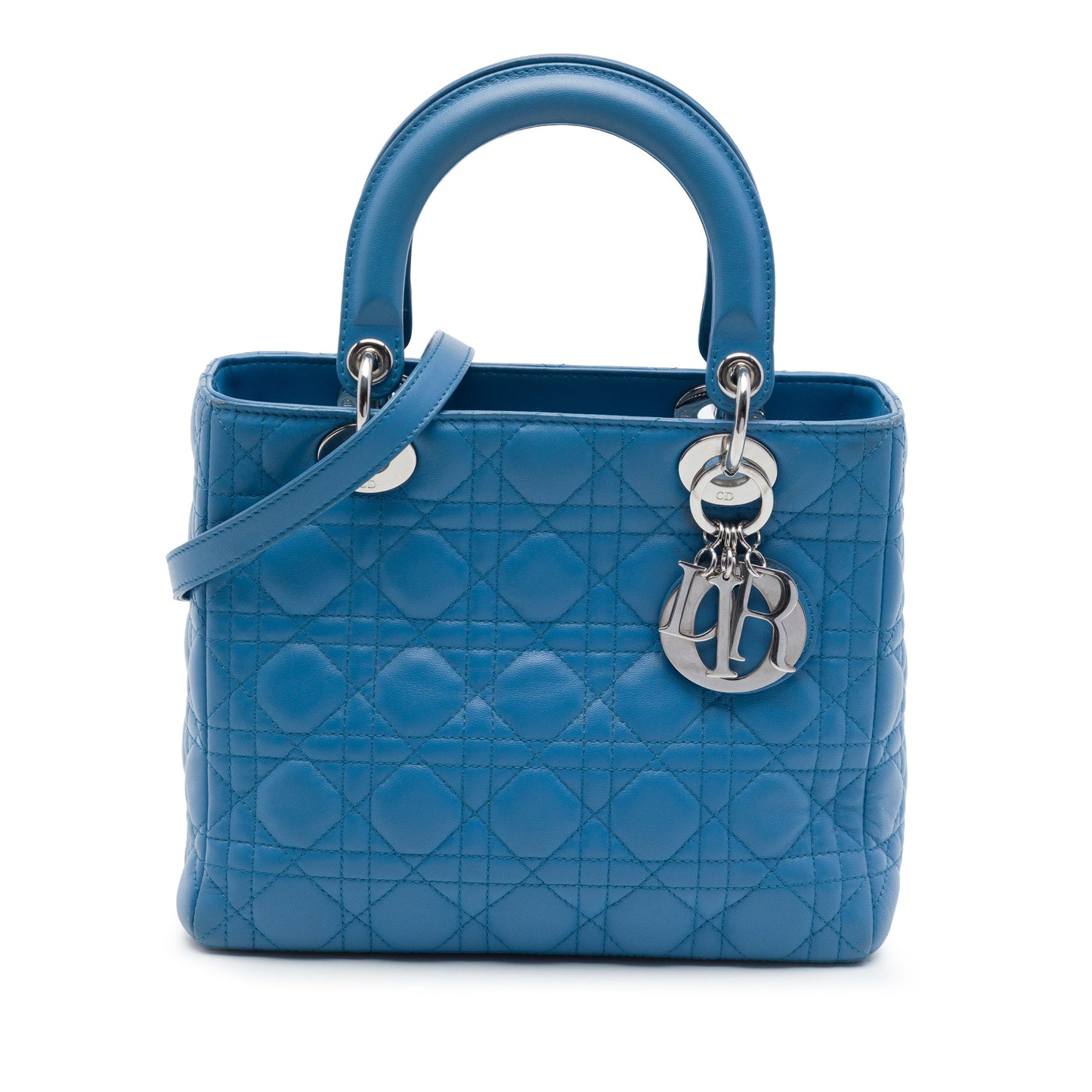 Dior Medium Lambskin Cannage Lady Dior