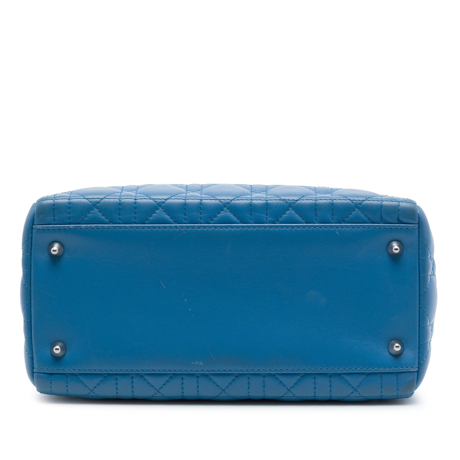 Dior Medium Lambskin Cannage Lady Dior