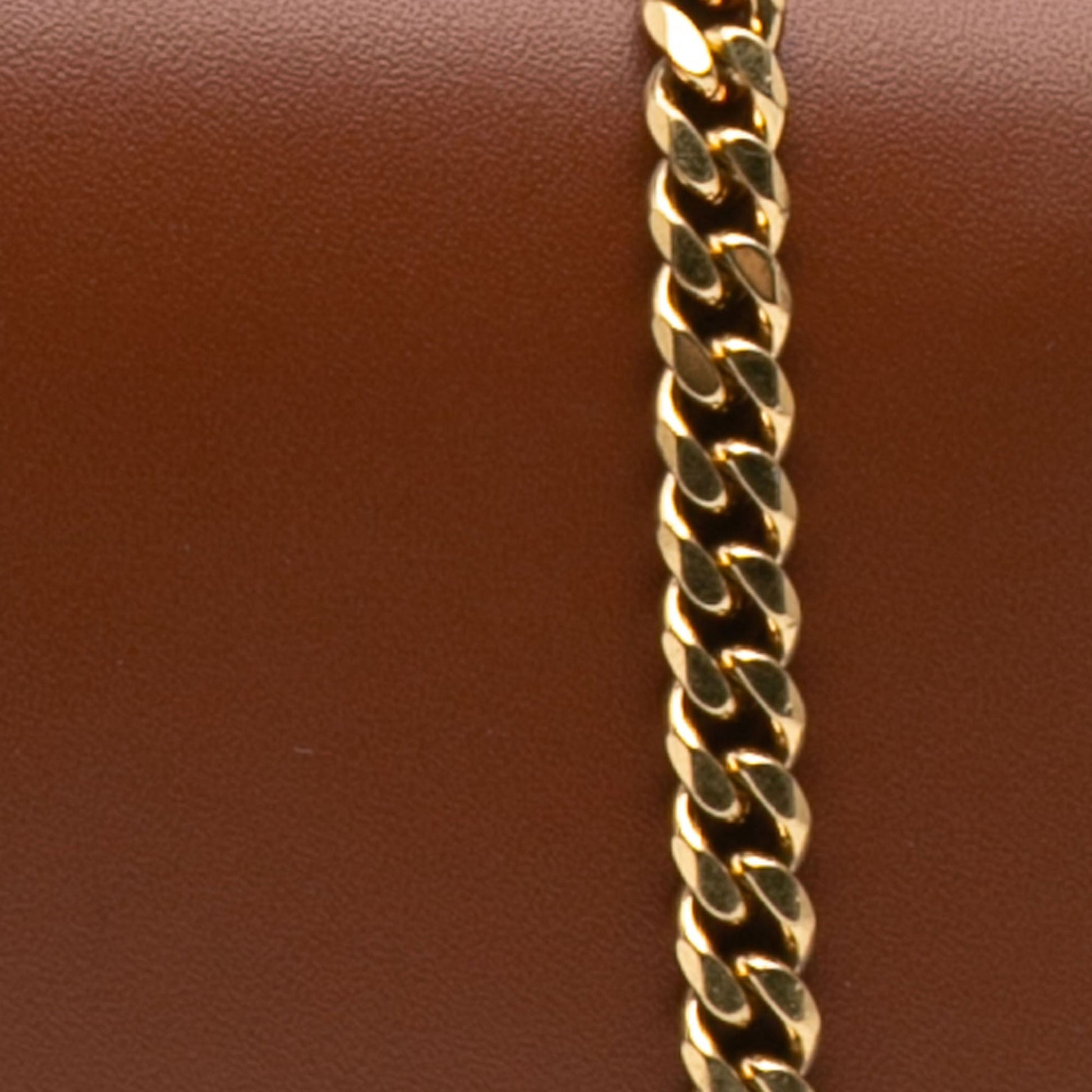 Celine Small Leather Besace 16 Wallet On Chain