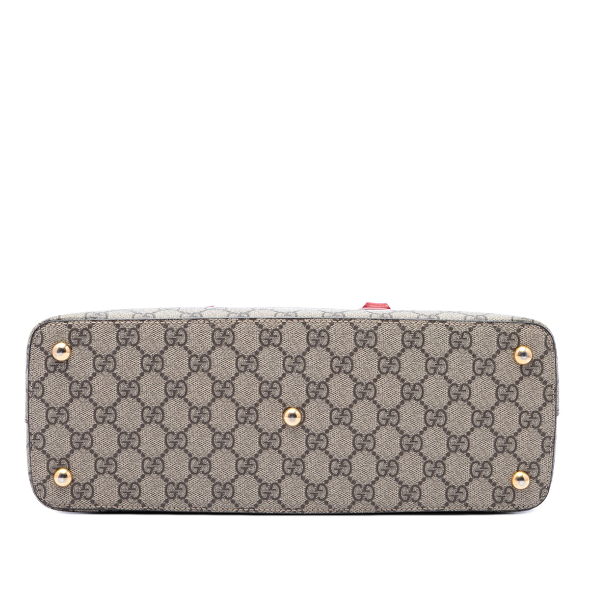 Gucci GG Supreme Linea A Satchel — Beige