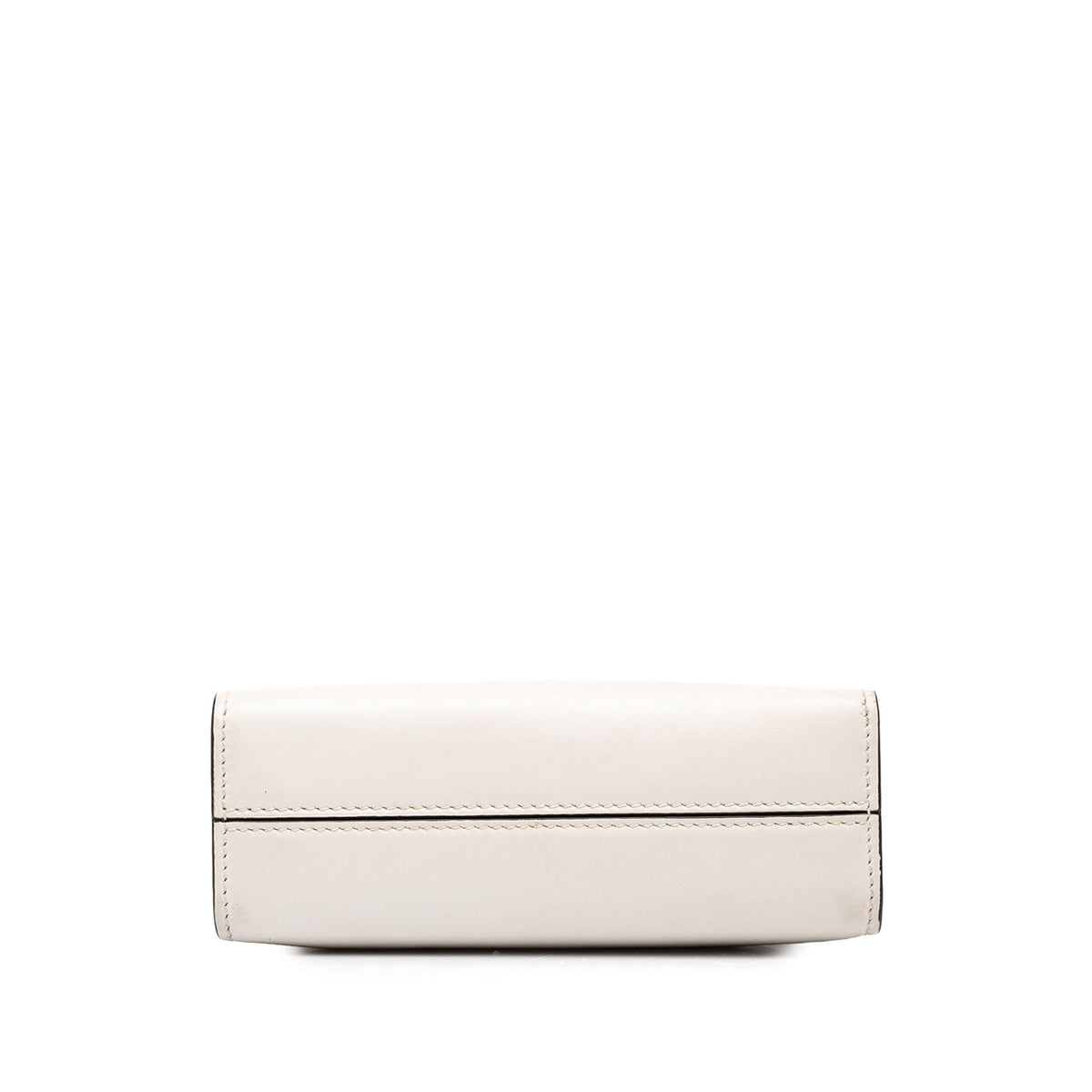 Prada Mini Soft Calf Logo Drill Satchel — White