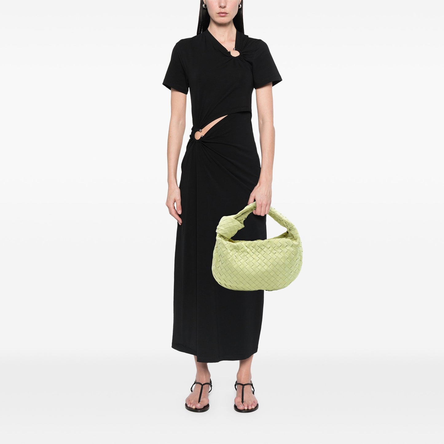 Bottega Veneta Teen Suede Intrecciato Jodie
