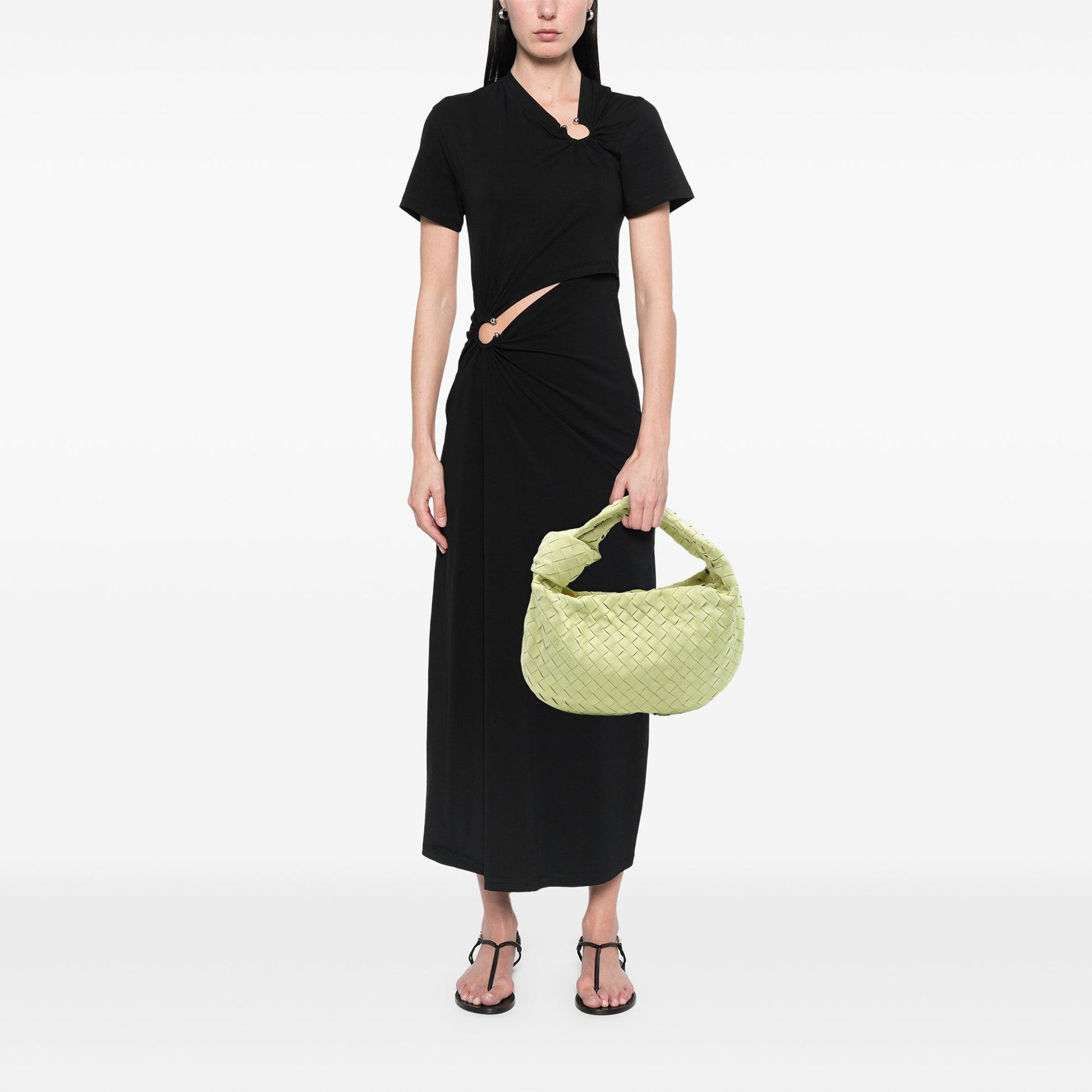 Bottega Veneta Teen Suede Intrecciato Jodie