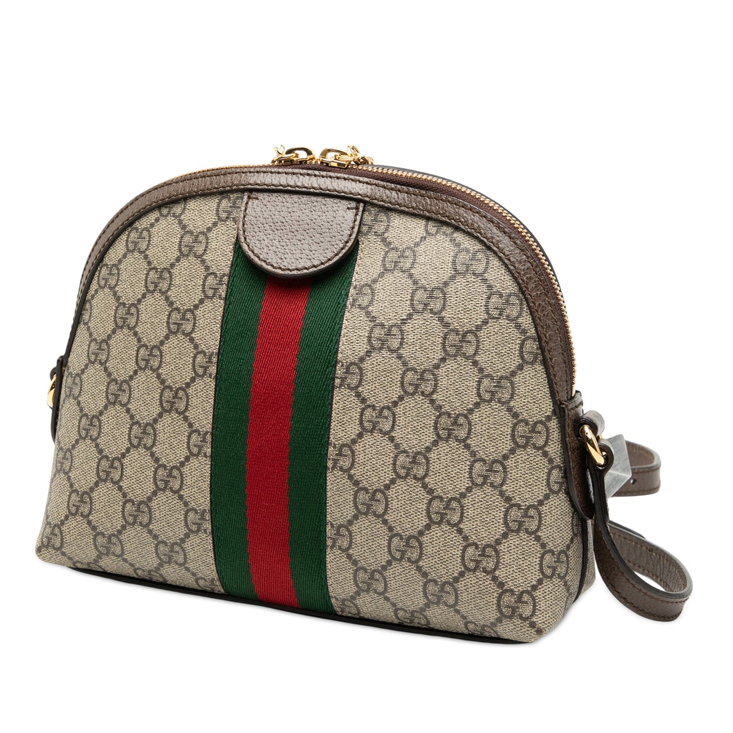 Gucci Small GG Supreme Web Ophidia Dome Crossbody