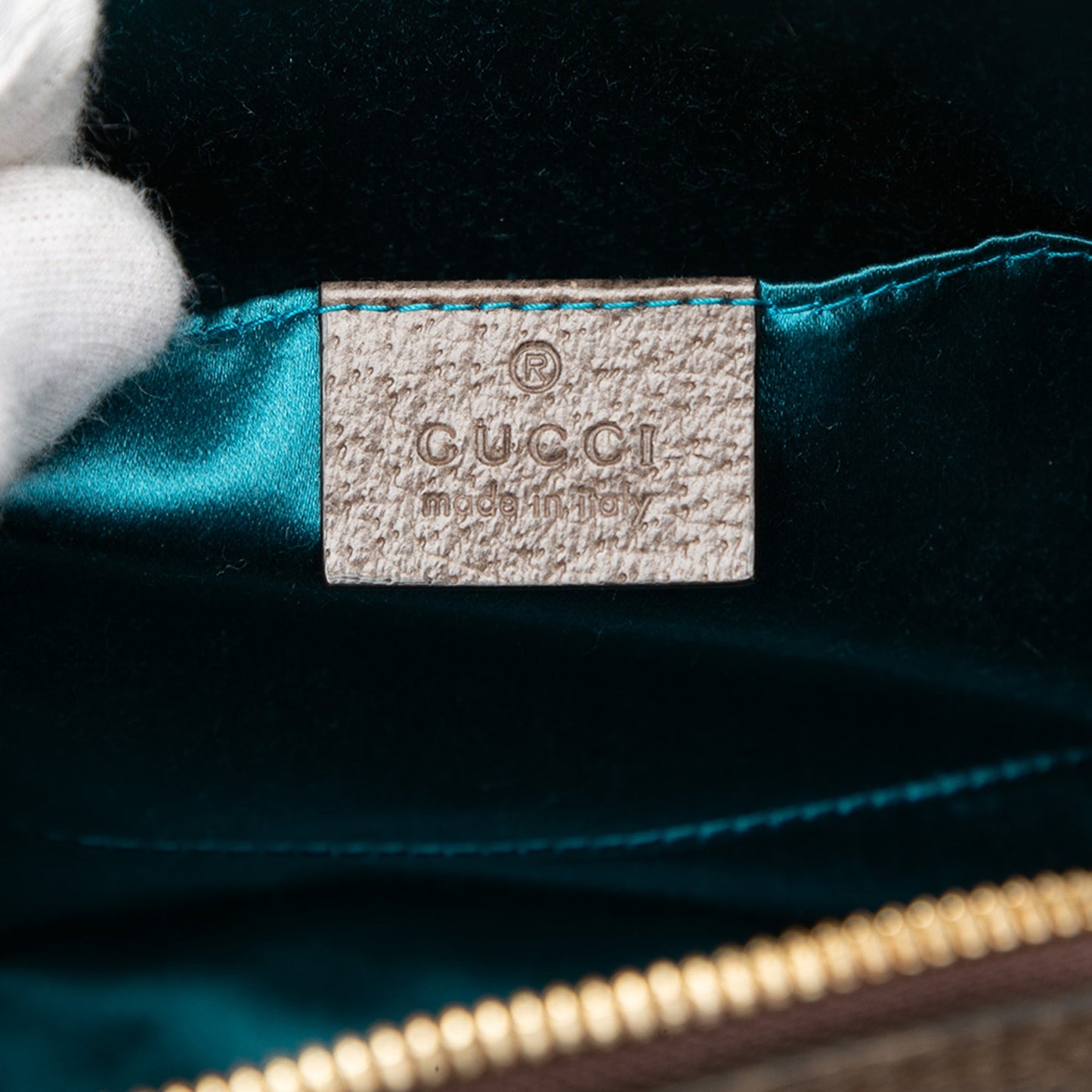 Gucci Small GG Supreme Web Ophidia Dome Crossbody