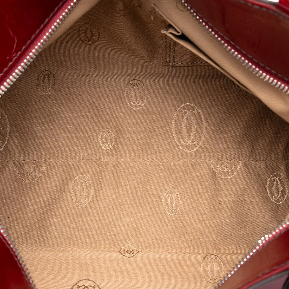 Cartier Patent Marcello De Cartier Tote — Red