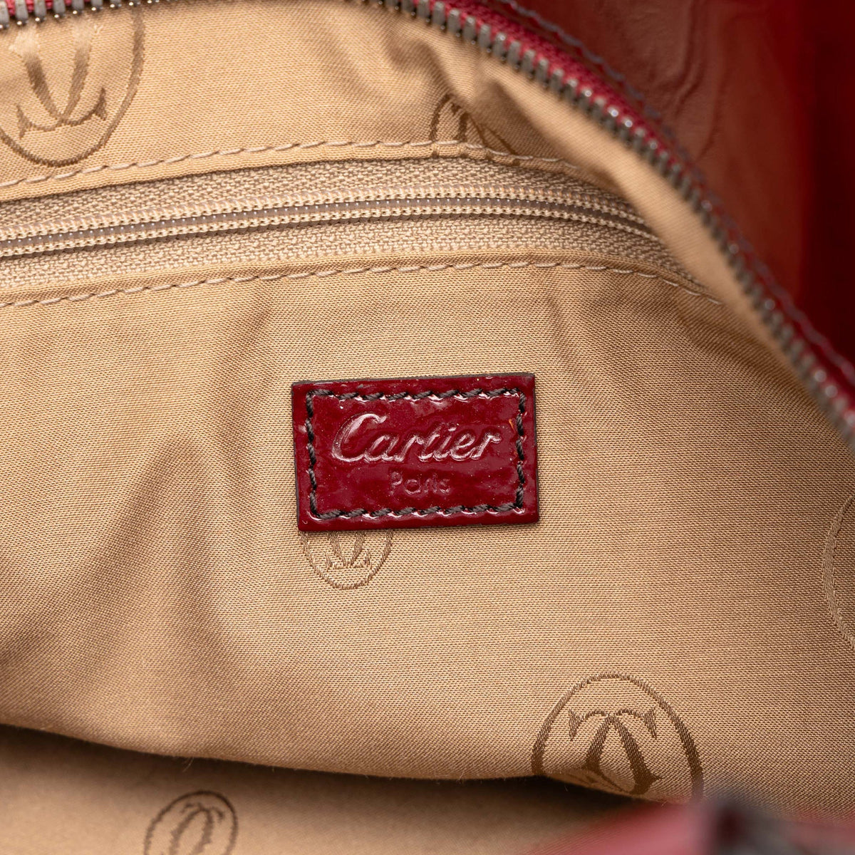 Cartier Patent Marcello De Cartier Tote — Red