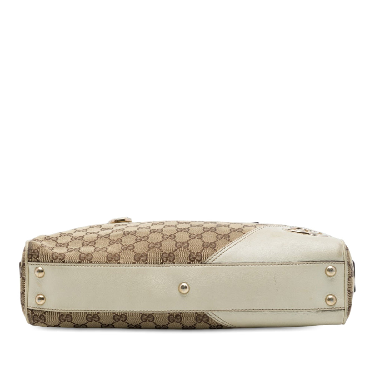Gucci GG Canvas New Britt Shoulder Bag — Beige