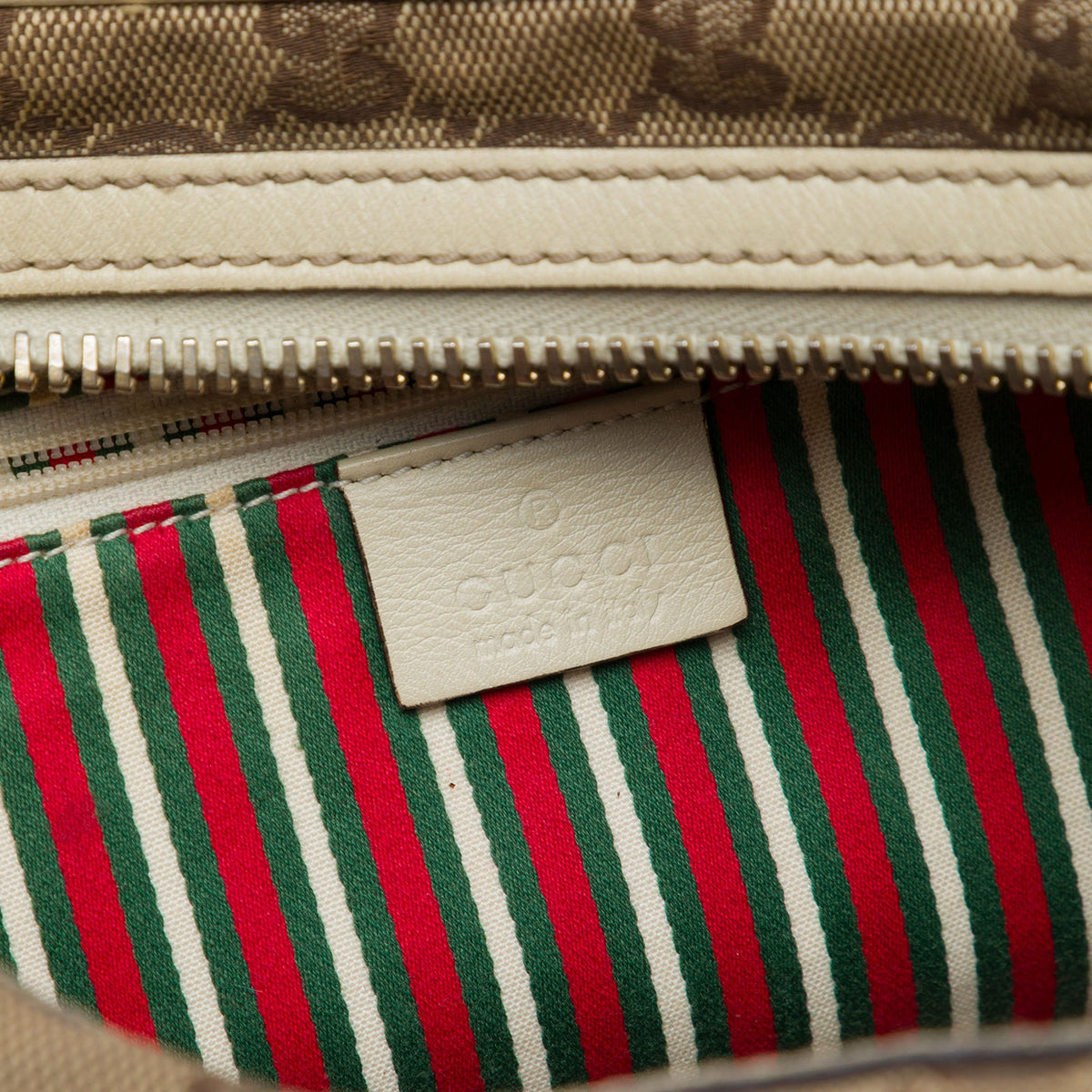 Gucci GG Canvas New Britt Shoulder Bag — Beige