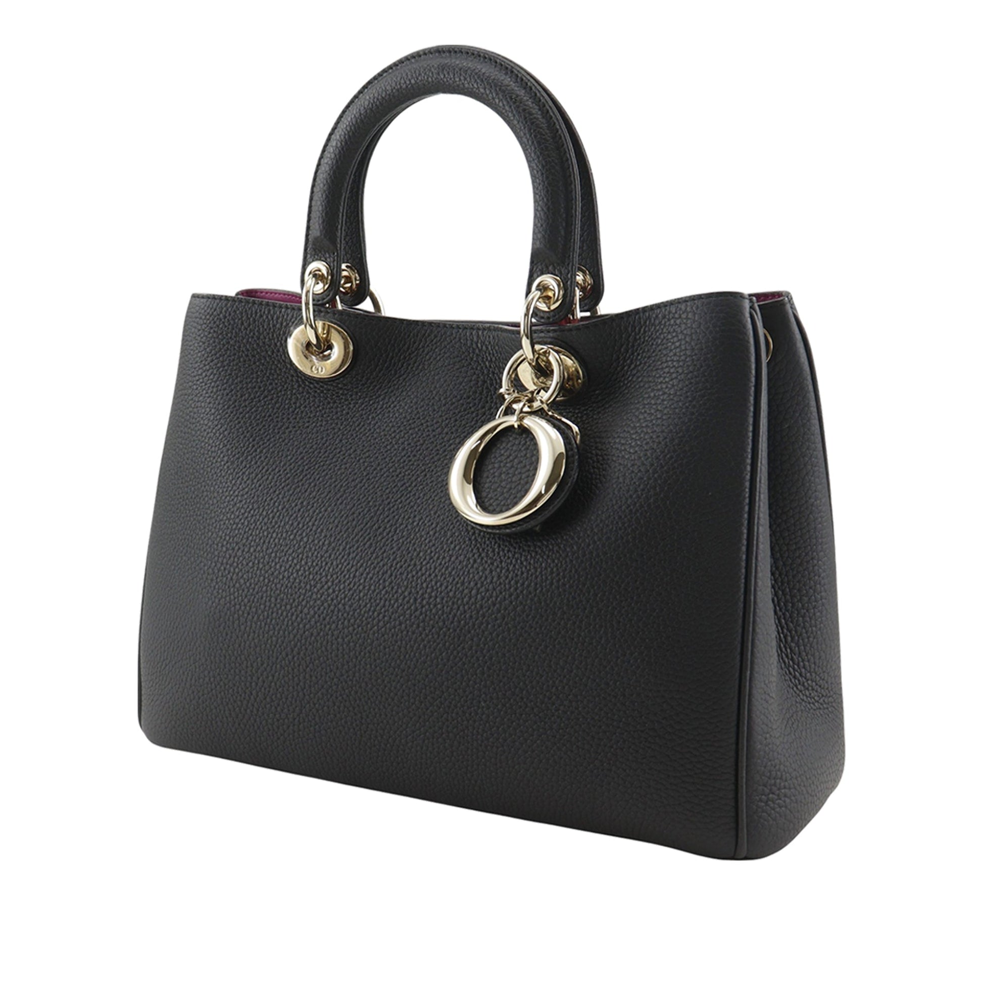 Dior Large Leather Diorissimo Satchel