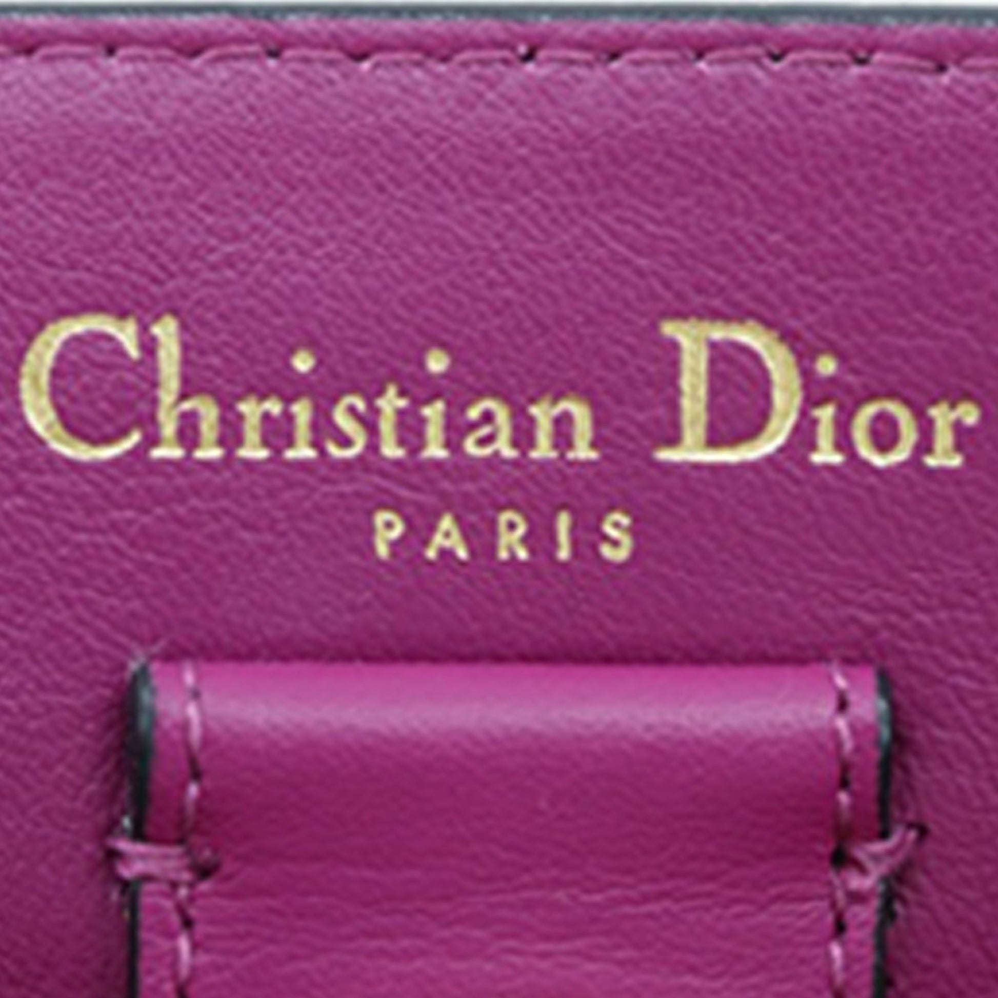 Dior Large Leather Diorissimo Satchel