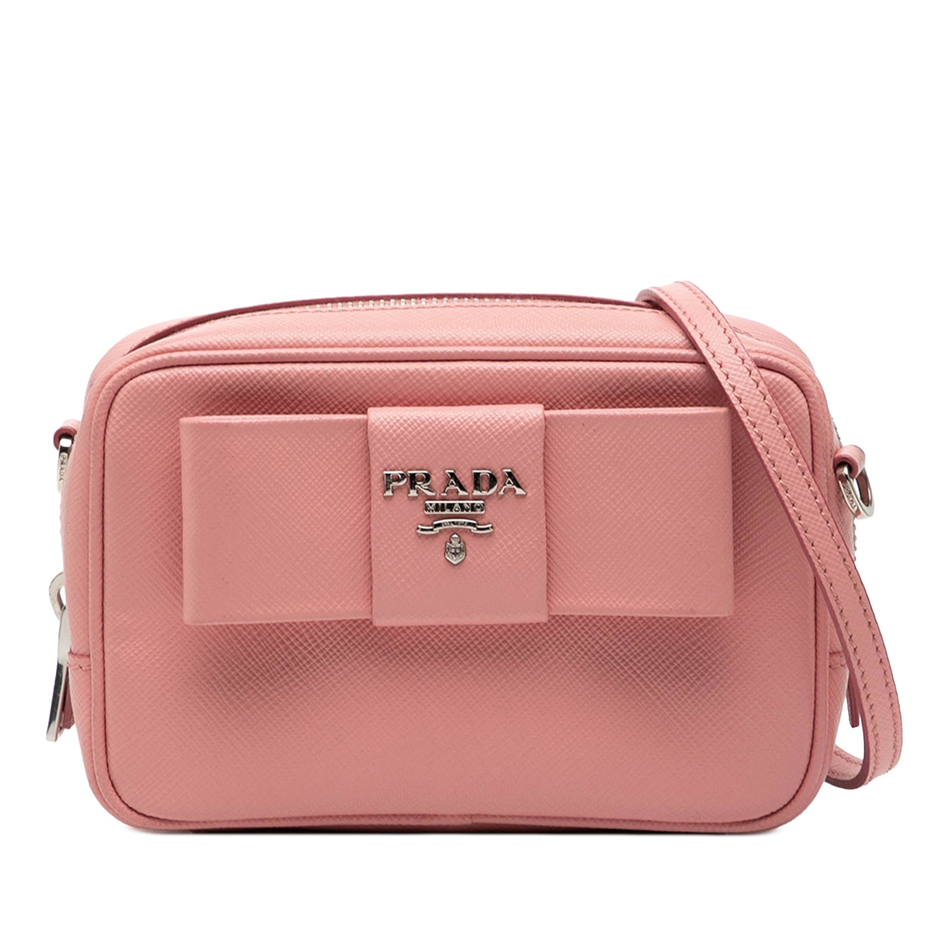 Prada Saffiano Fiocco Bow Camera Bag