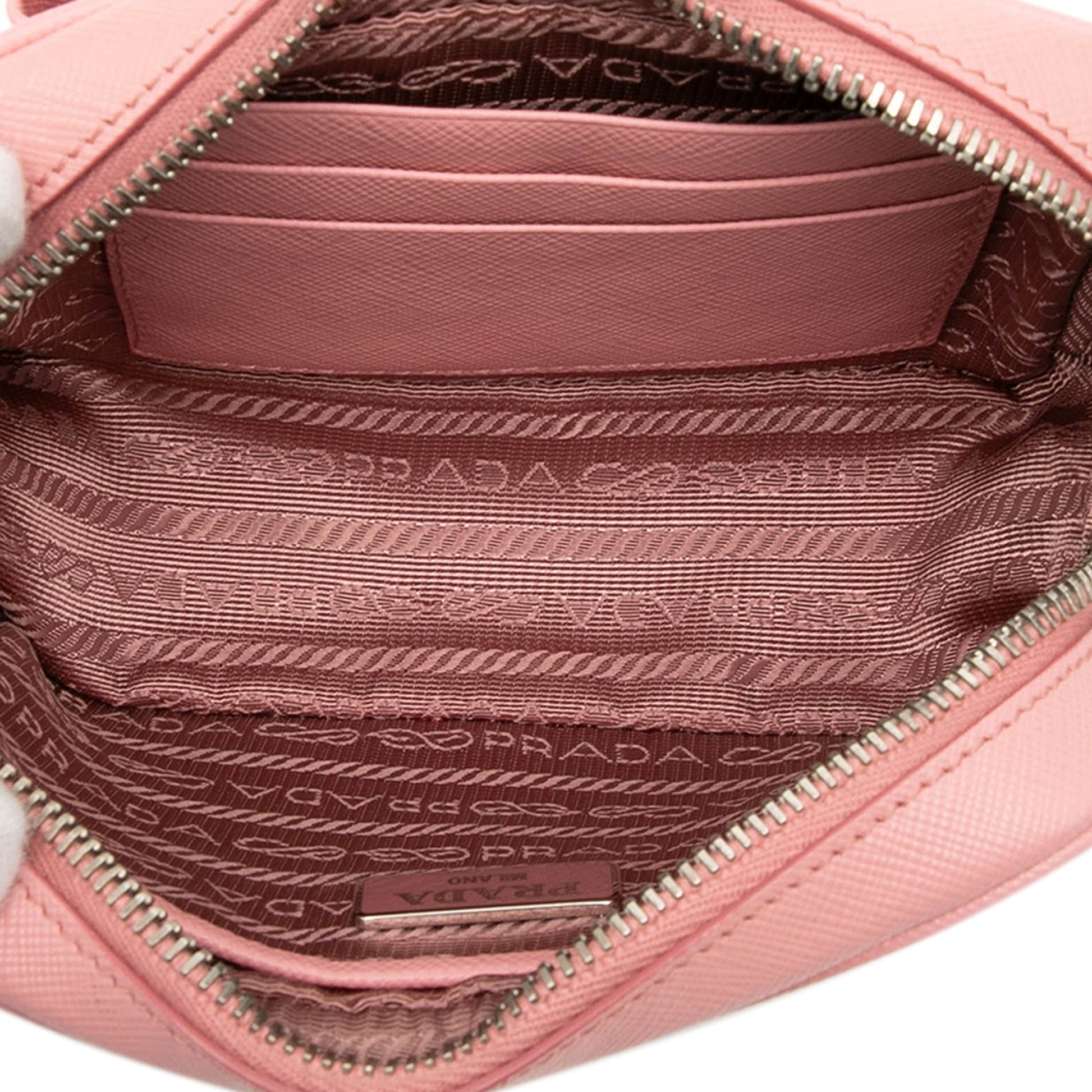 Prada Saffiano Fiocco Bow Camera Bag