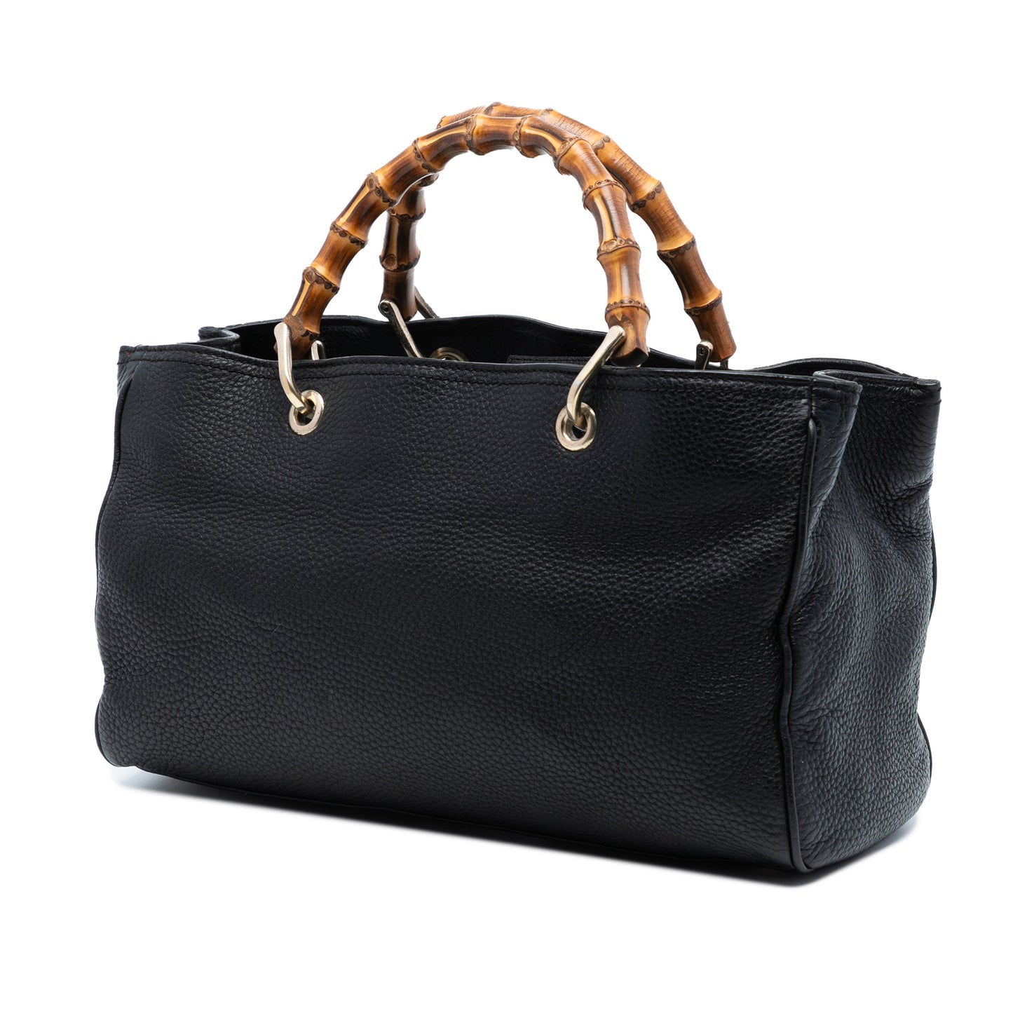 Gucci Medium Calfskin Bamboo Shopper Satchel